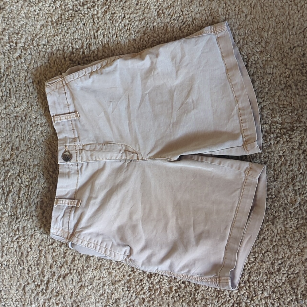 Old Navy Khaki Shorts with Flexible Waistband
